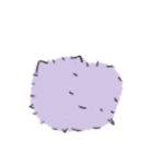 紫ポメ＋aスタンプ（個別スタンプ：28）