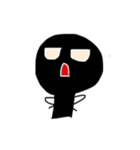 Black Stickman Fun V1（個別スタンプ：16）