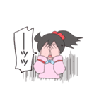 愉快なK子ちゃんと仲間達（個別スタンプ：4）