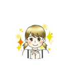 キツネになった彼女（個別スタンプ：1）