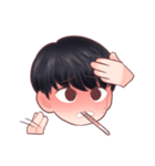 表情豊かな無口くん（個別スタンプ：12）