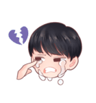 表情豊かな無口くん（個別スタンプ：15）