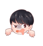 表情豊かな無口くん（個別スタンプ：17）