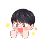 表情豊かな無口くん（個別スタンプ：19）