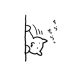 しろくろ手描き猫「にゃんちゃん」（個別スタンプ：34）