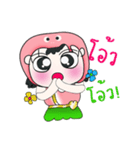 Hi！ My name is Chu. ^_^（個別スタンプ：4）