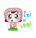 Hi！ My name is Chu. ^_^（個別スタンプ：7）