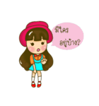 Little girl Red Hat（個別スタンプ：1）