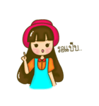 Little girl Red Hat（個別スタンプ：4）