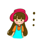 Little girl Red Hat（個別スタンプ：5）