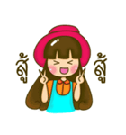 Little girl Red Hat（個別スタンプ：6）