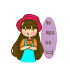 Little girl Red Hat（個別スタンプ：7）