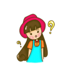 Little girl Red Hat（個別スタンプ：8）