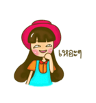 Little girl Red Hat（個別スタンプ：10）