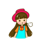 Little girl Red Hat（個別スタンプ：11）
