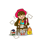 Little girl Red Hat（個別スタンプ：14）
