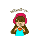 Little girl Red Hat（個別スタンプ：17）