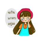 Little girl Red Hat（個別スタンプ：21）