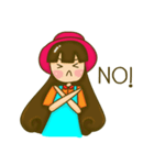 Little girl Red Hat（個別スタンプ：22）