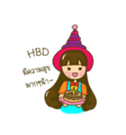 Little girl Red Hat（個別スタンプ：24）