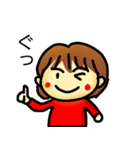 かわいい女の子 はなちゃん2（個別スタンプ：4）