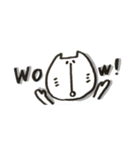 鼻のした長いネコ（個別スタンプ：13）