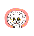 Moving！ Little White Lion（個別スタンプ：8）