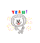Moving！ Little White Lion（個別スタンプ：18）