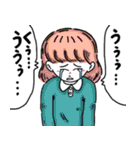 女の子がかわいいスタンプ（個別スタンプ：9）