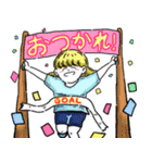 女の子がかわいいスタンプ（個別スタンプ：11）