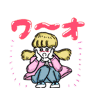 女の子がかわいいスタンプ（個別スタンプ：12）