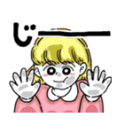 女の子がかわいいスタンプ（個別スタンプ：19）