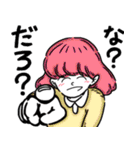 女の子がかわいいスタンプ（個別スタンプ：24）