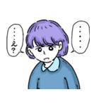 女の子がかわいいスタンプ（個別スタンプ：28）