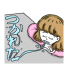 女の子がかわいいスタンプ（個別スタンプ：38）