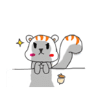 Squirrel Nini's diary（個別スタンプ：8）