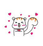 Squirrel Nini's diary（個別スタンプ：17）