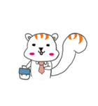 Squirrel Nini's diary（個別スタンプ：24）