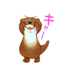 カワウソのカワムラくん（個別スタンプ：4）