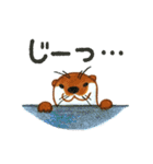カワウソのカワムラくん（個別スタンプ：35）