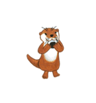 カワウソのカワムラくん（個別スタンプ：38）