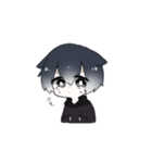 黒柴くんすたんぷ（個別スタンプ：1）