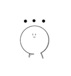 がんばれ！無表情くん（個別スタンプ：1）