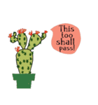 Cool Cactus, Always positive.（個別スタンプ：9）