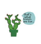 Cool Cactus, Always positive.（個別スタンプ：11）