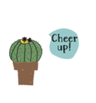 Cool Cactus, Always positive.（個別スタンプ：13）