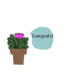 Cool Cactus, Always positive.（個別スタンプ：21）