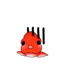 ポカーン金魚の生活（個別スタンプ：4）