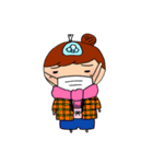 ぴえ子（個別スタンプ：6）