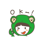 被り物シリーズ（個別スタンプ：4）